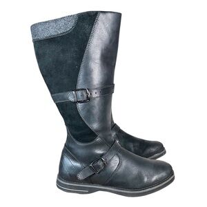 L.L.BEAN Tall Leather & Suede Riding Boots